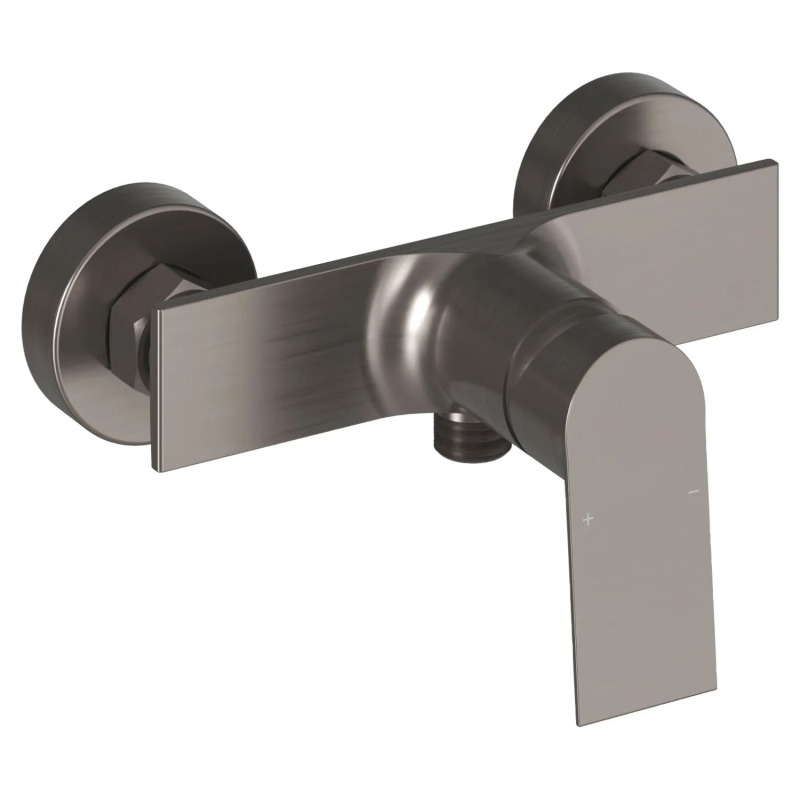 Sprchová baterie Ravak Plan bez sprchového setu 150 mm grafit kartáčovaný X070655
