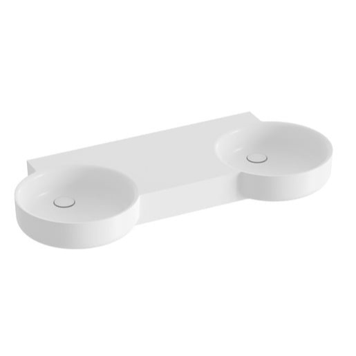 Ravak ARC dvojumyvadlo 121,1x52,1 cm bez otvoru pro baterii XJX01312002