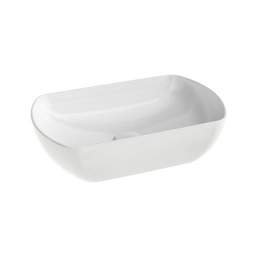 Ravak Uni umyvadlo na desku 50x31 cm bez otvoru pro baterii XJX01150004