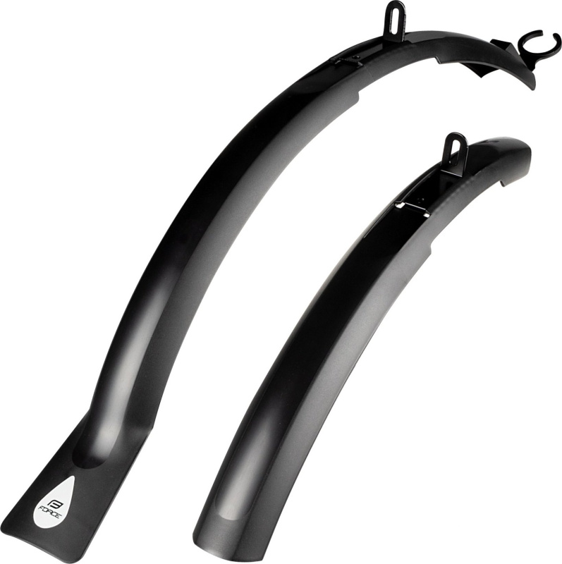 blatníky FORCE 26 - 28" s lopatkou, plast, černé