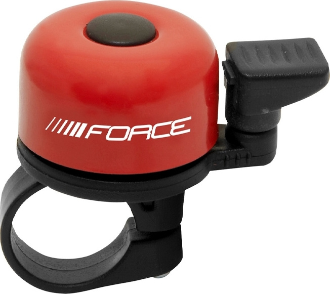 FORCE zvonek F MINI Fe/plast 22,2mm paličkový, červený