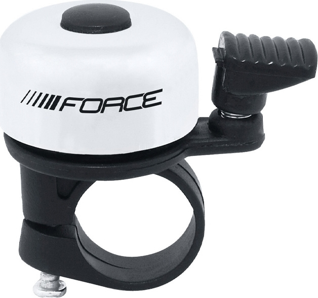 FORCE zvonek F MINI Fe/plast 22,2mm paličkový, bílý
