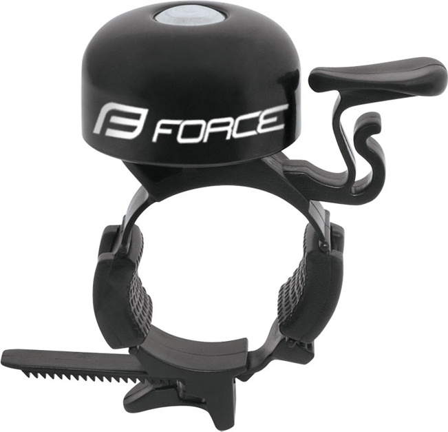 zvonek FORCE Fe/plast 22,2-31,8mm, černý