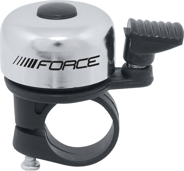 FORCE zvonek F MINI Fe/plast 22,2mm paličkový, stříbrný