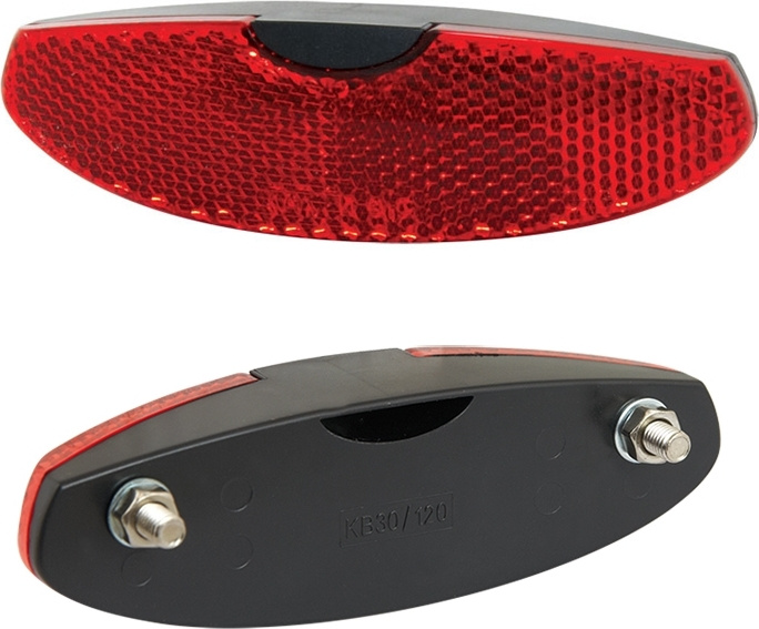 FORCE odrazka zadní na nosič 110 x 30 mm, červená