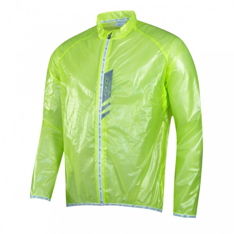Cyklistická bunda FORCE Lightweight fluo Velikost: M