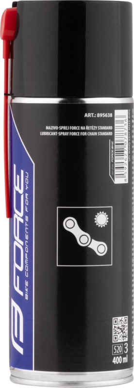 mazivo-sprej FORCE na řetězy STANDARD 400ml