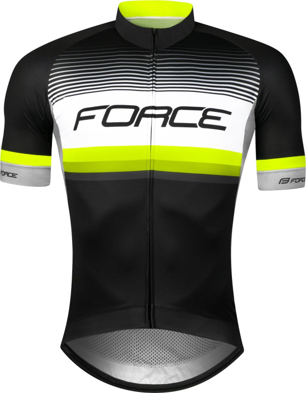 dres FORCE DRIVE krátký rukáv, černý Velikost: M