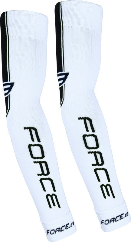 návleky na ruce FORCE pletené, bílé Velikost: L-XL