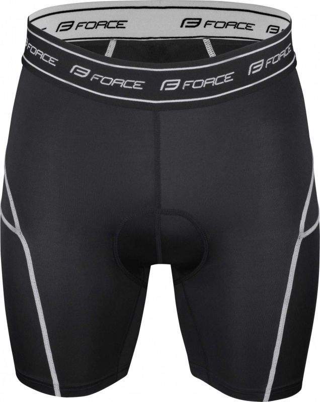 FORCE vložka vnitřní pro MTB kraťasy, černá Velikost: XL