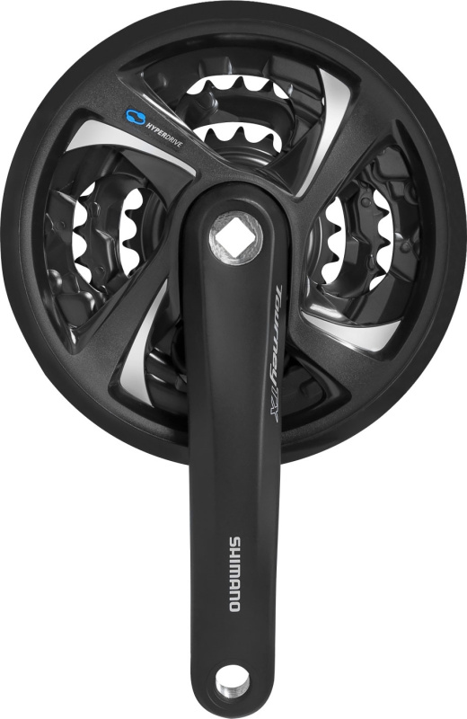 SHIMANO kliky FCTX801 42/32/22 černé 170+kryt