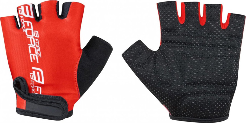 rukavice FORCE KID dětské, červené Velikost: XL