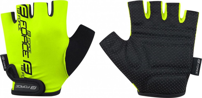 rukavice FORCE KID dětské, fluo Velikost: M