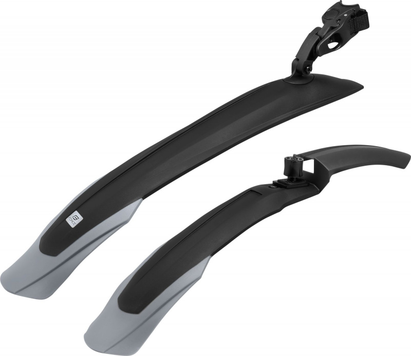 blatníky FORCE WARD, 24"- 29" plast, černo-šedé