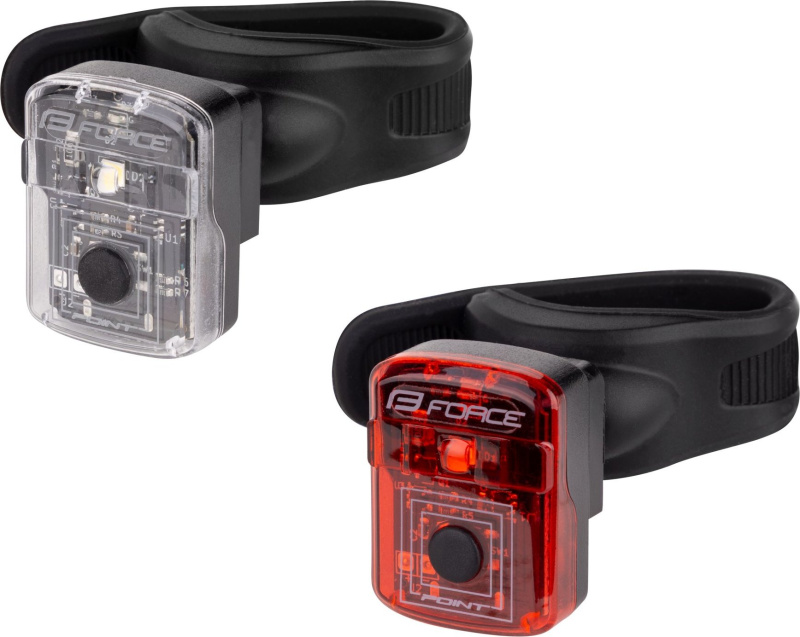 Sada blikaček FORCE POINT USB přední+zadní