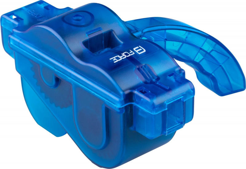 čistička řetězů FORCE ECO plast. s rukojetí, modrá