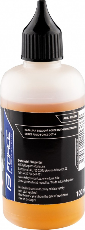 kapalina brzdová FORCE DOT-4 Brake Fluid 100ml