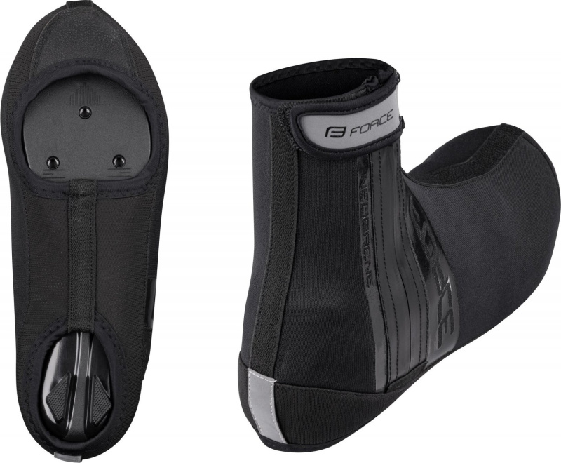 FORCE návleky treter F NEOPRENE ROAD, černé Velikost: XL