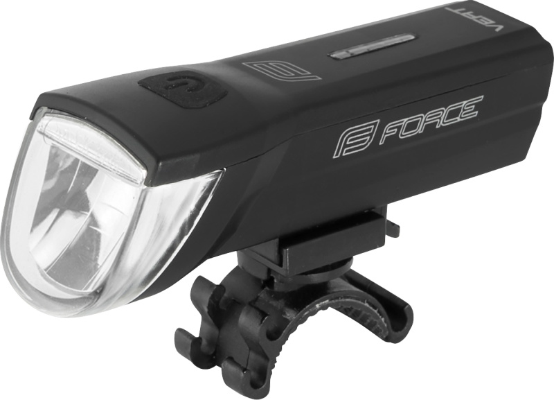 světlo přední FORCE VERT 110LM USB, černé