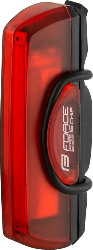 blikačka zadní FORCE COB 29LM, 16x LED, USB