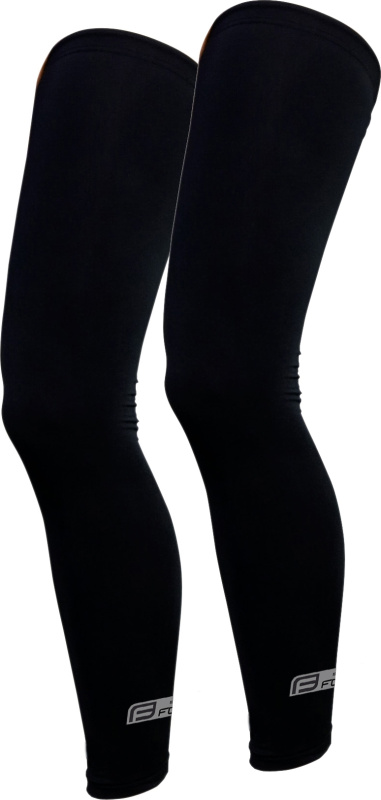 návleky na nohy FORCE RACE, lepené, černé Velikost: S