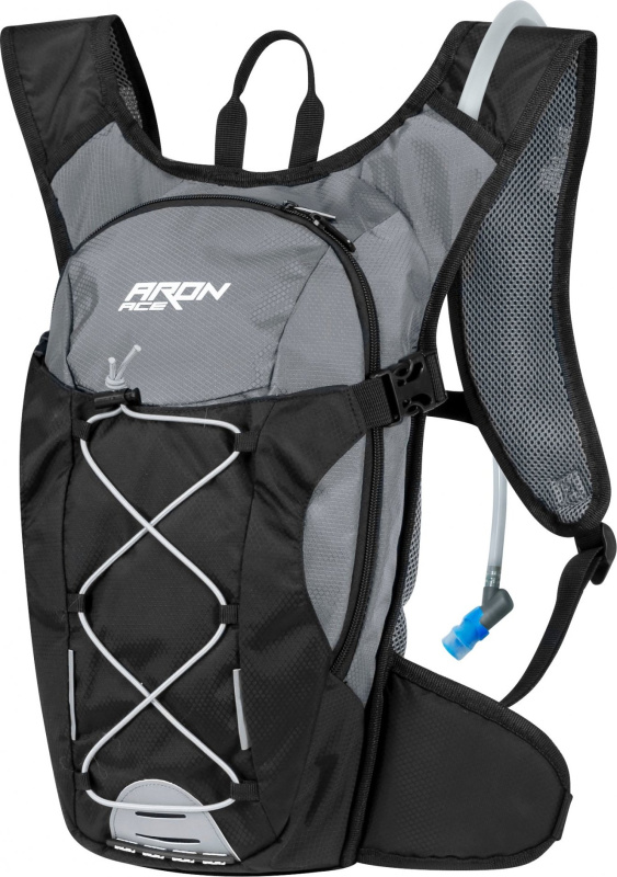batoh FORCE ARON ACE PLUS 10L+2L rez.,šedo-černý