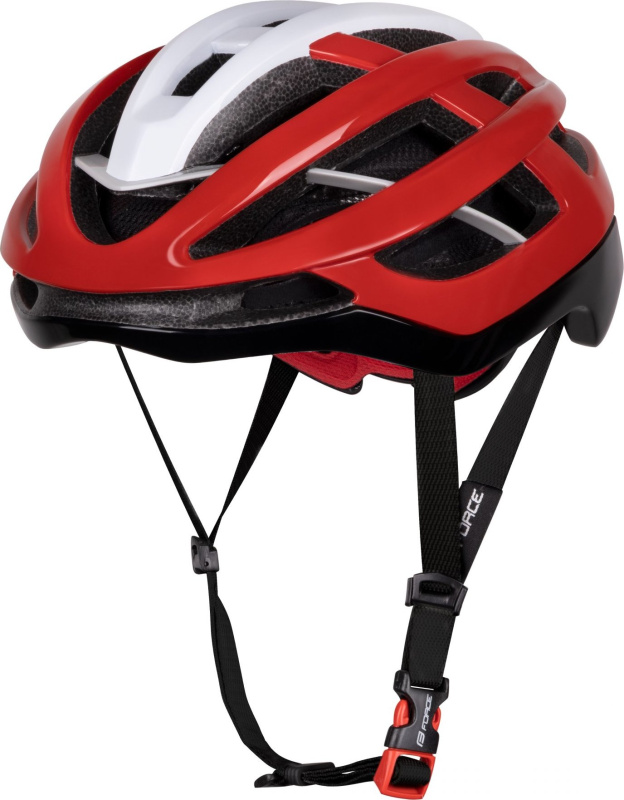 přilba FORCE LYNX, černo-červ.-bílá Velikost: černo-červ.-bílá L-XL