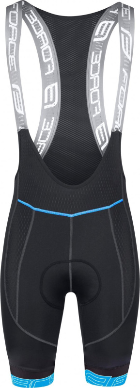 FORCE kraťasy F FAME se šráky a vložkou, černo-modré Velikost: M