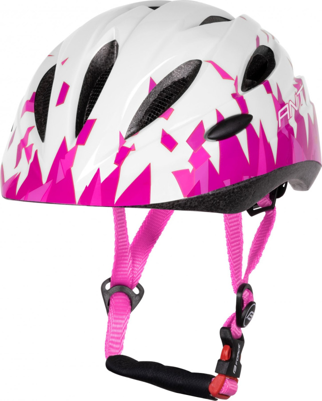 přilba FORCE ANT dětská, bílo-růžová Velikost: XS-S