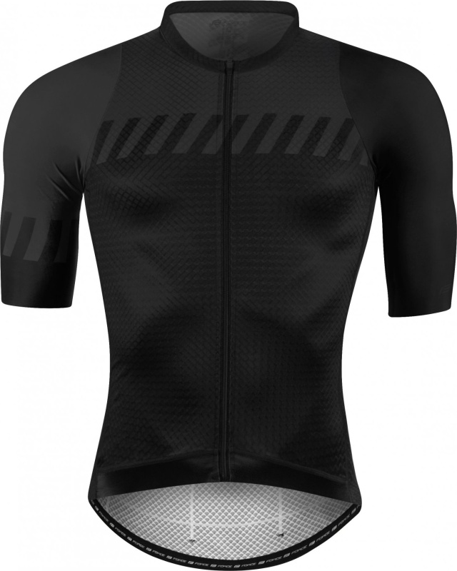 FORCE dres F FASHION, krátký rukáv,černo-šedý Velikost: rukáv černo-šedý XXL