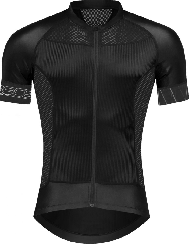 dres FORCE SHINE krátký rukáv,černý Velikost: L