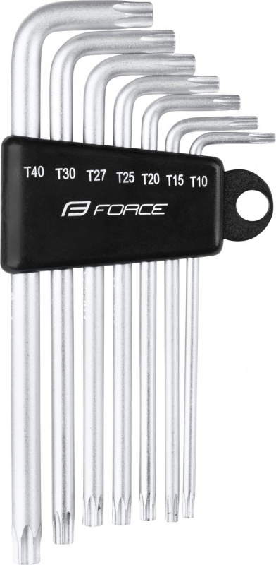 sada 7 torx klíčů FORCE PROFI T10 - 40, v držáku