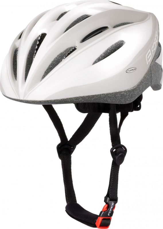 přilba FORCE TERY, bílo-šedá Velikost: L-XL