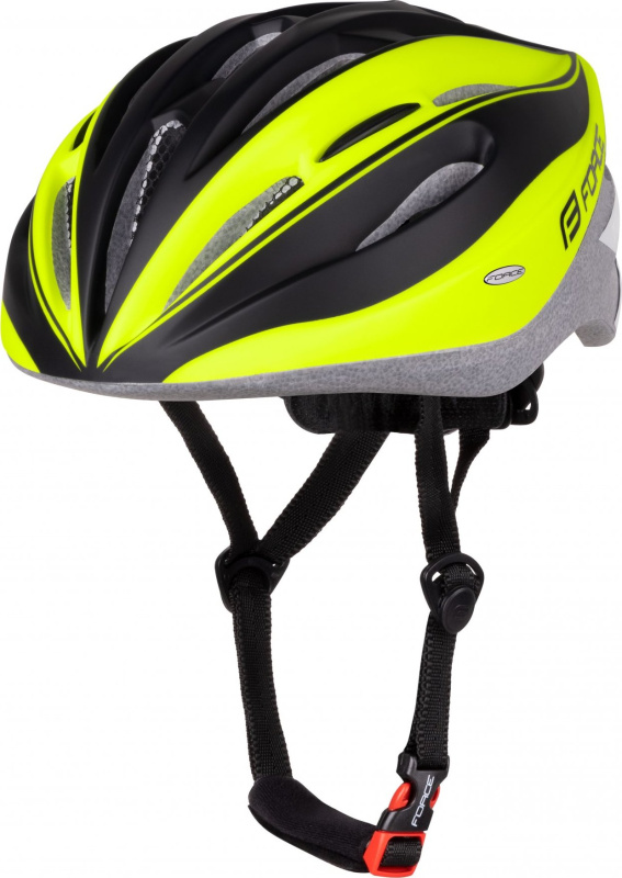 přilba FORCE TERY, černo-fluo Velikost: L-XL