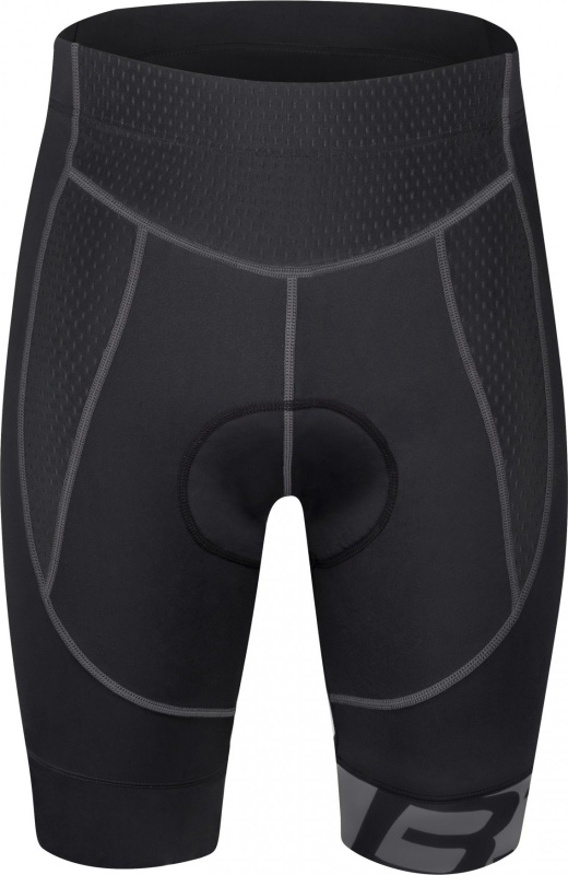 kraťasy FORCE B30 do pasu s vložkou,černo-šedé Velikost: 4XL