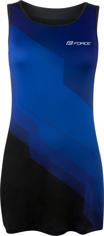 šaty sportovní FORCE ABBY, modro-černé Velikost: M