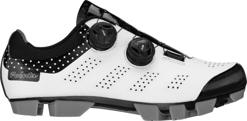tretry FORCE MTB POINTS LADY, bílo-černé Velikost: 38