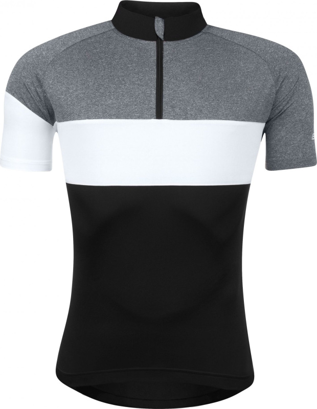 dres FORCE VIEW krátký rukáv,černo-šedo-bílý Velikost: 3XL