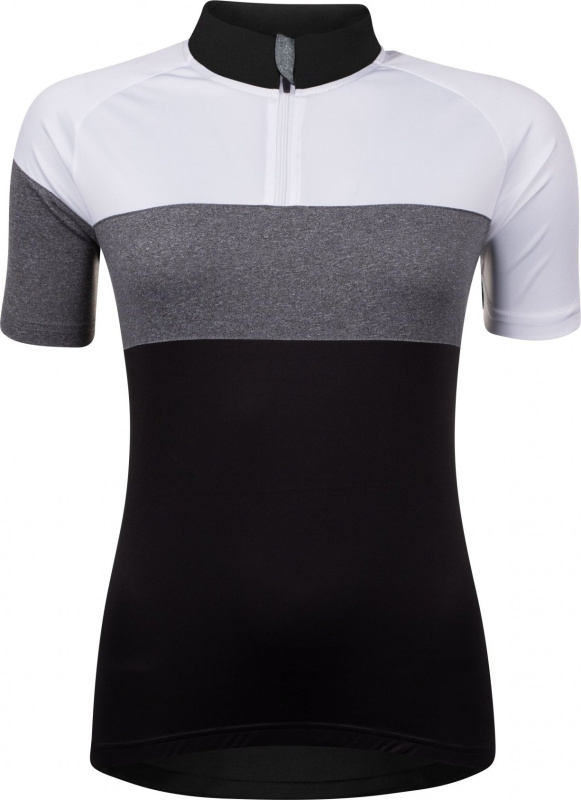 dres FORCE VIEW LADY kr. rukáv, črn-bílo-šedý Velikost: XL