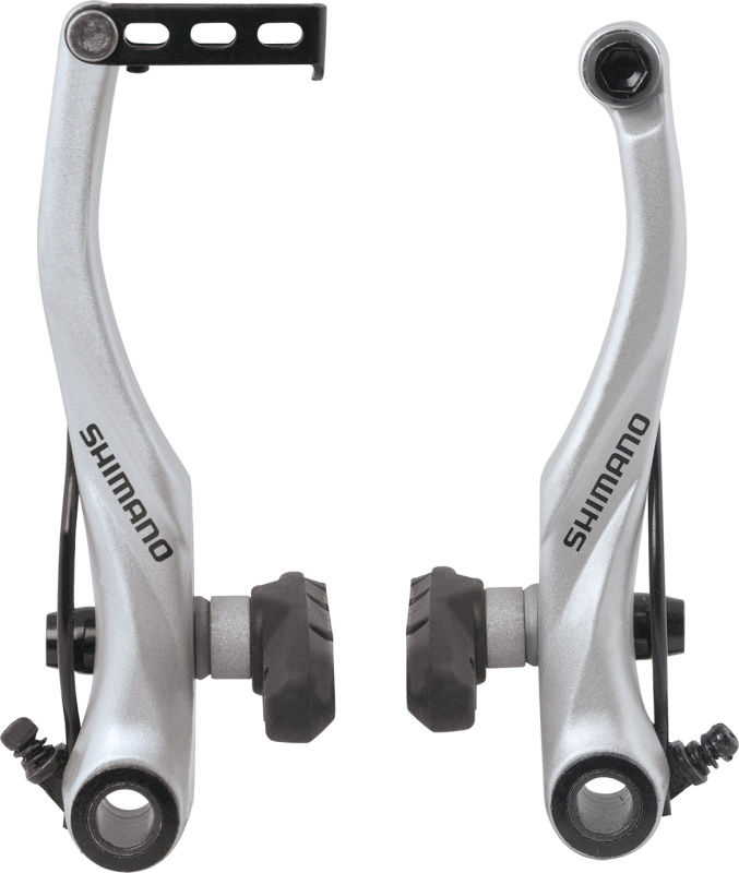brzdové čelisti SHIMANO "V" BRT4000 stříbrné- sada