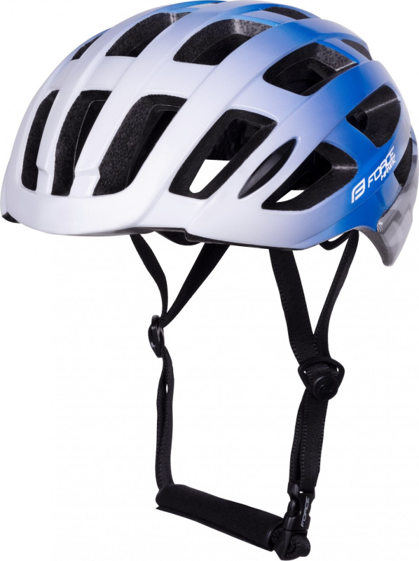 přilba FORCE HAWK, bílo-modrá Velikost: S-M