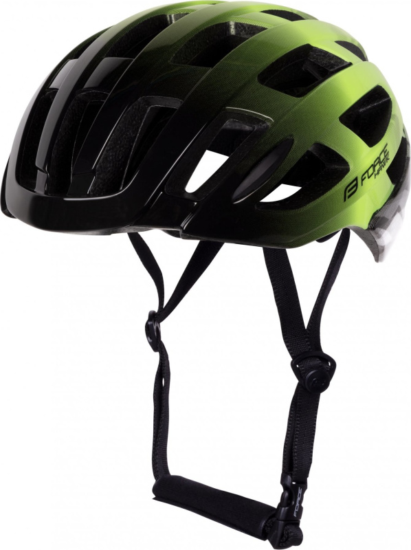 přilba FORCE HAWK, černo-fluo Velikost: L-XL