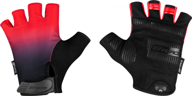 rukavice FORCE SHADE, červené Velikost: XL
