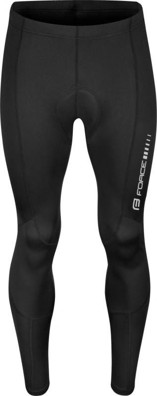 kalhoty FORCE Z68 do pasu s vložkou, černé Velikost: XS