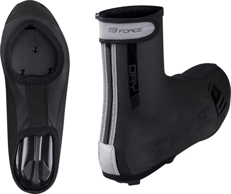 návleky treter FORCE PU DRY ROAD, černé Velikost: XL