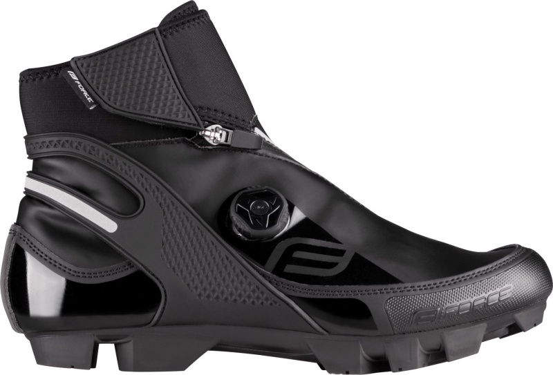 tretry zimní FORCE MTB GLACIER, černé Velikost: 38