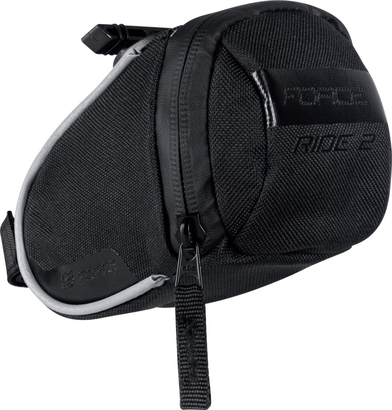 brašna pod sedlo FORCE RIDE 2 klick, černá M