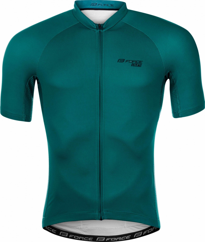 dres FORCE PURE kr. rukáv, petrolejový Velikost: M