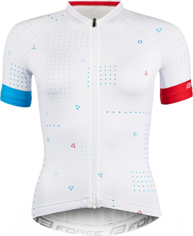 dres FORCE GAME LADY kr. rukáv, bílý Velikost: XL