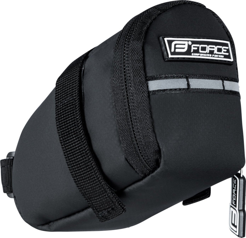 brašna pod sedlo FORCE DOCK suchý zip, černá